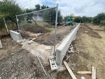 Preparazione traccia con struttura in legno 2