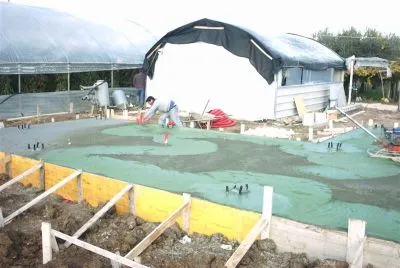 Perforazione terreno in corso