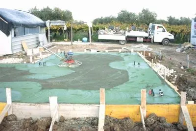 Perforazione terreno in corso